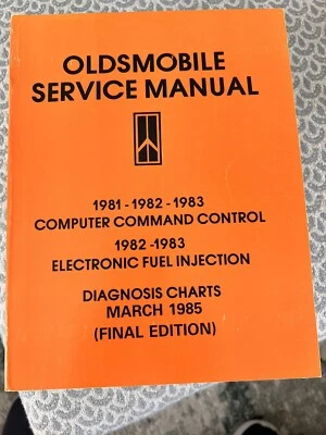Oldsmobile 1982 manual de servicio Cutlass Delta 88 98 Toronado incluye suplemento Foto 1 de 4