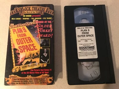 Ed Wood’s Plan 9 from Outer Space (VHS, 1994) Bela Lugosi - Image 1 of 3