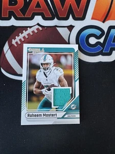 2024 Donruss Football Threads Patch #DTH-RMO Raheem Mostert - Picture 1 of 2