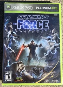 New sealed Star Wars The force Unleashed Microsoft XBOX 360 Platinum Hits game - Picture 1 of 3