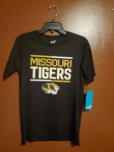 Missouri Tigers Short Sleeve Black Shirt . NWT (YOUTH). SIZE XL. - Picture 1 of 2