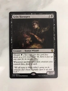 Grim Haruspex MTG Magic the Gathering Card NM Near Mint Khans of Tarkir KTK - Picture 1 of 1