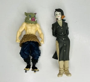 2 Demon Slayer Kimetsu No Yaiba Figures Enmu-6.5" Inosuke-6" PVC Action Toys - Picture 1 of 10