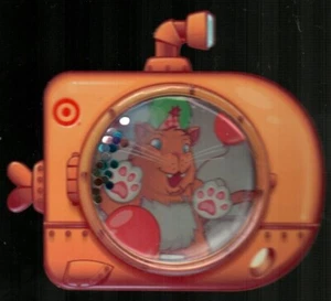TARGET Birthday Cat in Submarine ( 2009 ) Die-Cut Gift Card ( $0 ) - Picture 1 of 2