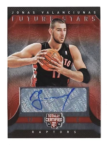 Baloncesto Jonas Valanciunas 2014-15 Panini totalmente certificado FUTURE STARS AUTOG - Imagen 1 de 2