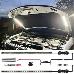 2 In1 LED Hood Engine Repair Inspection Work Light Strip Bar w/Switch Control - Picture 1 of 11