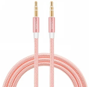 Cable Creations 1,5 Fuß 3,5 mm Stecker auf Stecker Stereo Audiokabel, AUX-Kabel - Bild 1 von 3
