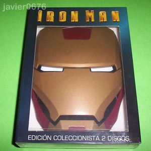 IRON MAN EDICION COLECCIONISTA BLU-RAY NUEVO Y PRECINTADO 2 DISCOS + MASCARA - Imagen 1 de 4
