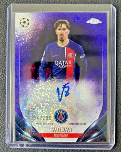 2023-24 Topps Cromo Paris Saint-Germain PSG VITINHA Violeta Mota Automático/299 - Imagen 1 de 2