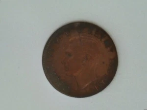 1947 Canada Small Cent Penny Uncirculated Red Brown Maple Leaf - Picture 1 of 2