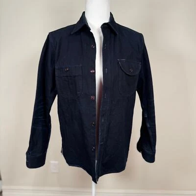 Rogue Territory Work Shirt - Indigo Selvedge Canvas - Size Small - Image 1 of 4
