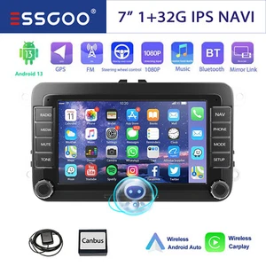 CarPlay Autoradio Android GPS Navi RDS Für VW GOLF 5 6 Passat Touran Tiguan EOS - Bild 1 von 18