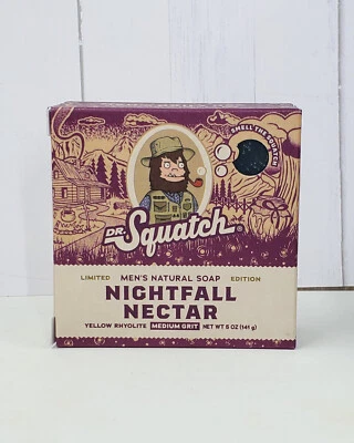 Dr. Squatch Ltd Ed. Bar Soap Nightfall Nectar Medium Grit 5oz - Image 1 of 4