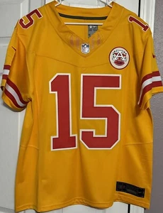 Camiseta deportiva Patrick Mahomes #15 Vapor FUSE Training Camp M Kansas City Chiefs amarilla - Imagen 1 de 12