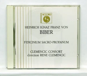RENE CLEMENCIC CONSORT - BIBER fidicinium sacro-profanum ACCORD CD NM - Picture 1 of 2