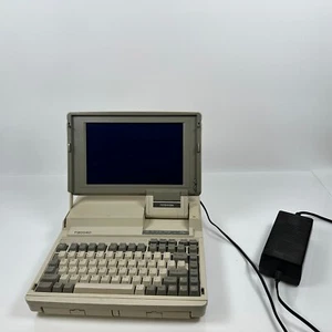 Vintage Toshiba T1600 Laptop System Unit PA8011U Dual Battery Portable Computer - Bild 1 von 9