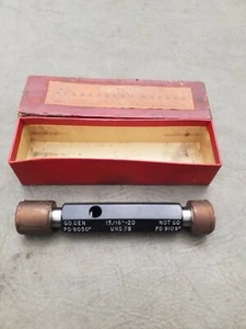 Horstmann 15/16 - 20 UNS GO NOGO Screw Thread Plug Gauge Engineering Tools - Picture 1 of 9
