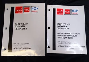 1992 Isuzu Forward Tiltmaster Service Manual NRR/FSR/FTR/FVR/EVR/W5/W6/W7/W7HV + - Picture 1 of 16