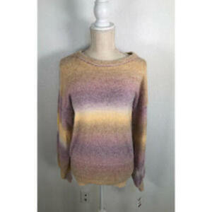 MSRP $70 Inc Space Dyed Sweater Yellow Size Small