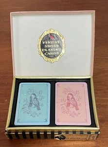 2 Decks, Swiss Patience Miniature Playing Cards, AG Muller, Sealed - Picture 1 of 2