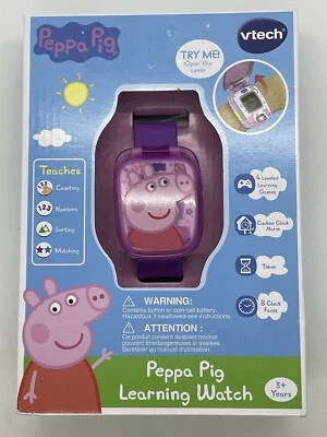 VTech Peppa Pig Learning Watch Pink - Image 1 of 4