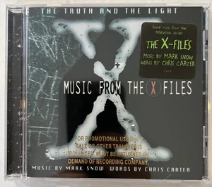 The Truth And The Light / Music From The X Files CD 1996 Unplayed Promo w/ Hype  - Imagen 1 de 4