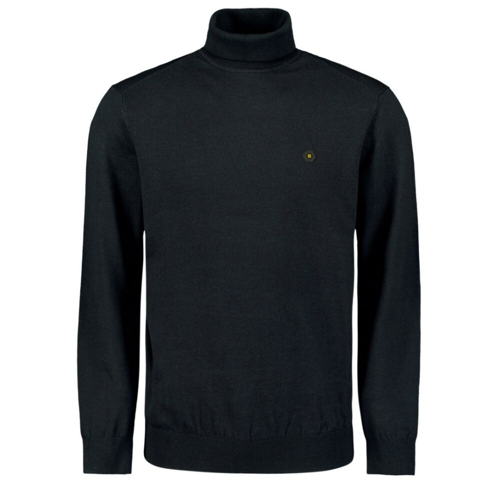 COOFANDY T-shirt Uomo Collo Alto Manica Lunga, Invernale, Termica, Elastica, A Righe Verticali, Maglia Casual - 3