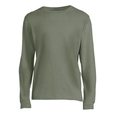 Camiseta lisa lisa cuello redondo manga larga George Pick Color para hombre: XS-3XL Foto 1 de 4