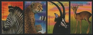 Togo 1996 - Mi-Nr. 2450-2453 ** - MNH - Wildtiere / Wild animals - Imagen 1 de 1