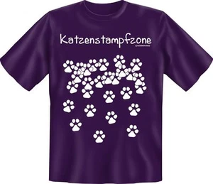 Eslogans Camiseta Gato - Zona de Pisadas Divertido Regalo Cumpleaños - Imagen 1 de 2