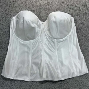 Dominique Corset Top Satin Size 44DD Bridal Wedding Cincher Girdle - Picture 1 of 14