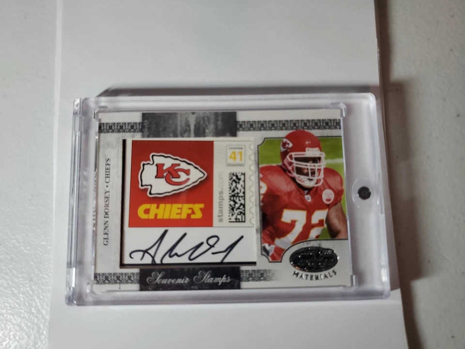 2008 Leaf Certified Materials #SS-29 Glenn Dorsey Auto Souvenir Stamps - #d 3/6 - Image 1 of 4