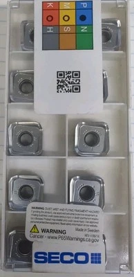 Insertos de fresado de carburo SECO QTY10 SNMX1407ZNTR-M16 MP2501 Foto 1 de 2
