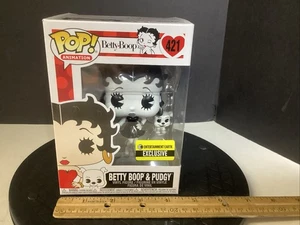 Funko Pop! Vinyl: Betty Boop (w/ Pudgy) (Black and White) Entertainment Earth - Picture 1 of 8
