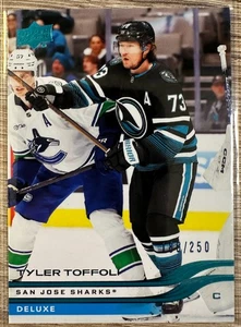 Tyler Toffoli 2025-26 Upper Deck Series 1 Deluxe SP #140 #185/250 - Bild 1 von 2