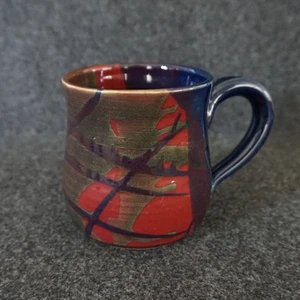 J & S Beaumont Pottery Coffee Tea Mug Abstract Multicolor *READ - Picture 1 of 20