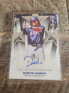 2025 Topps Series 2 Dustin Harris RC Auto #BSA2-DH Baseball Stars Rangers - Imagen 1 de 1