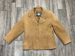 Wilsons Adventure Bound Jacket Mens Large Suede Leather Thinsulate Lined Coat - Picture 1 of 8