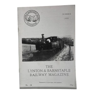 Lynton & Barnstaple Railway Magazine Summer 1988 No.26 - L&B Association - Bild 1 von 4