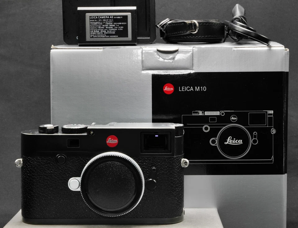 LEICA M10 schwarz 20000 - v. 07.02.2017 (~ 16750 Auslösungen) ROTER PUNKT KAMER - Bild 1 von 4