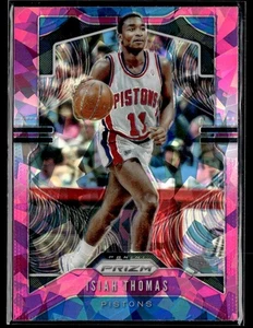 2019-20 Panini Prizm Prizms Pink Ice Isiah Thomas Detroit Pistons #30 - Picture 1 of 2