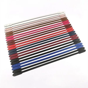 1 Pair Genuine Leather Shoulder Purse Handbag Bag DIY Handle Strap 73cm - Picture 1 of 9