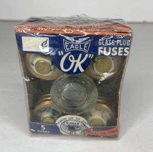 Eagle #690 30-Amp 125-Volt Glass Plug Fuse 5-Pkg. - Picture 1 of 5