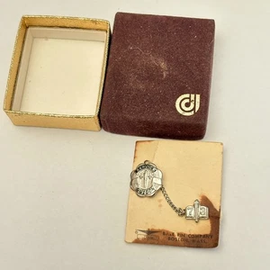 Service Guidon 1973, Sterling Silber Anstecknadel - Bild 1 von 10