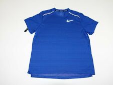 Nike Running Men's Dri-Fit Athletic Shirt Size XL NWT Short Sleeves Blue