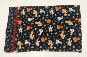 Pet Animal Pillowcase Twin Heavy Cotton 20'' x 30'' cotton Dog Cat Bird Homemade - Picture 1 of 7