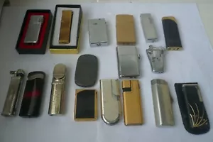 LIQUIDACION COLECIONISTA LOTE DE 17 MECHEROS ANTIGUOS GAS USADOS - Imagen 1 de 6