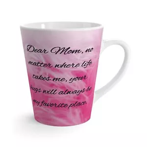 Personalized Latte Mug for Mom, Meaningful Gift, Coffee Cup, Mother's Day, - Picture 1 of 5