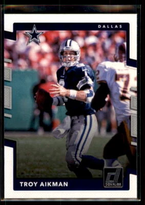 Donruss Troy Aikman #96 Dallas Cowboys 2017 Foto 1 de 2
