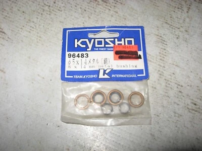 RC Kyosho 8 x 14 mm Bushings Bi Metal (4) 96483 - Image 1 of 2